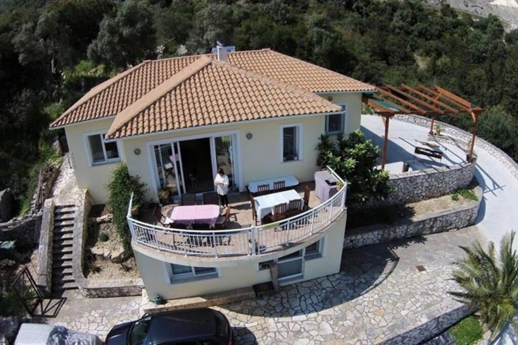 Villa Sunrise With Stunning Views And Private Pool Katokhorion  Exterior foto