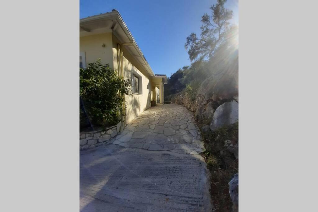 Villa Sunrise With Stunning Views And Private Pool Katokhorion  Exterior foto